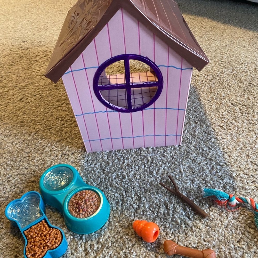 Our Generation Dog Set with Doghouse & Accessories – Fits 18” Dolls